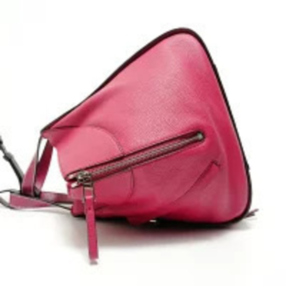 Loewe Hammock Pink Handbag Leather Red Pink Red